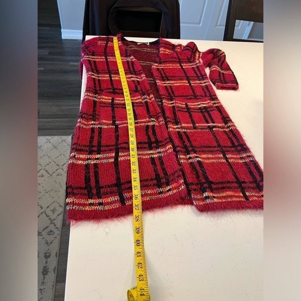 36 Point 5 Plaid Cardigan Size L - Picture 6 of 8